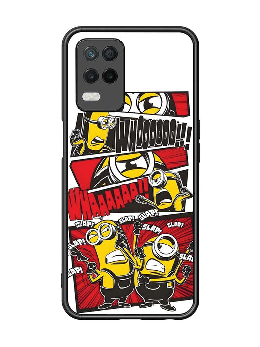 Realme Narzo 30 5G Minions Comic Panel Action