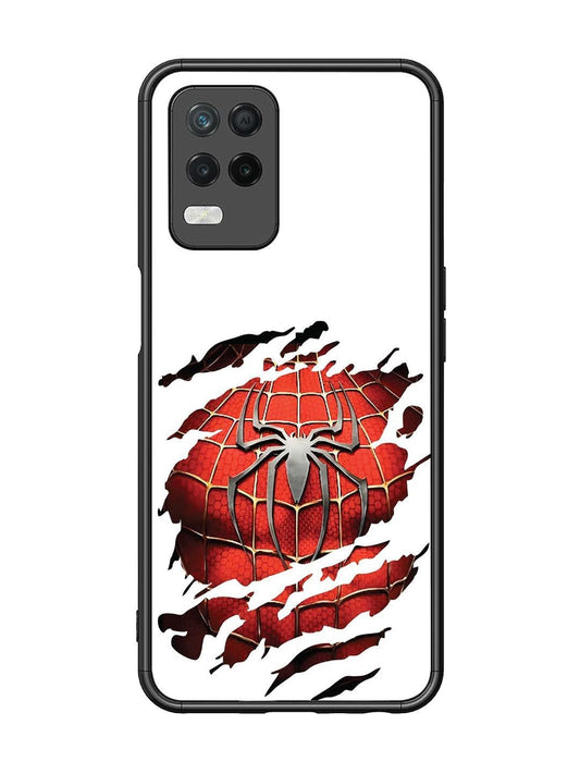 Realme Narzo 30 5G Spider man iconic sign