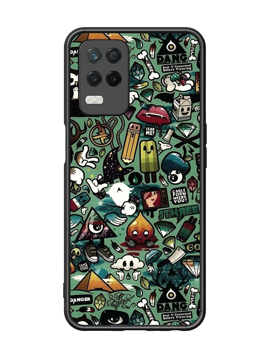 Realme 8 5G Pop Art Doodle Graffiti Collage