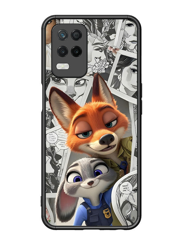 realme 8 5G Cute Nick wilde and judy hopps