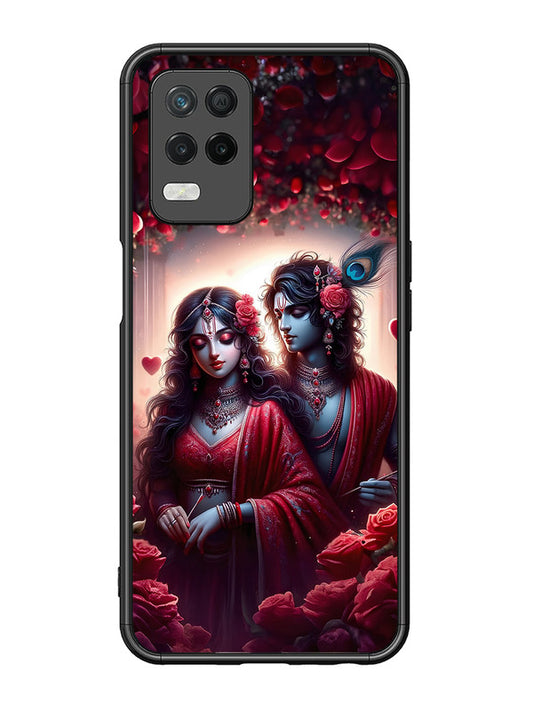 realme 8 5G Couples in Red theme like Radha Krishna