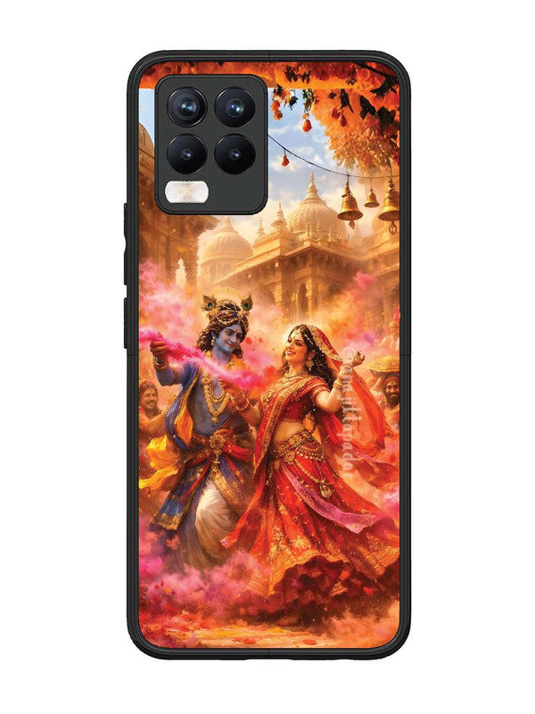 realme 8 Pro Radha Krishna Playing Holi
