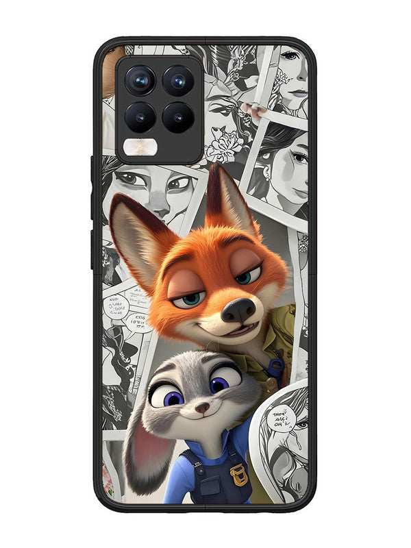 realme 8 Pro Cute Nick wilde and judy hopps