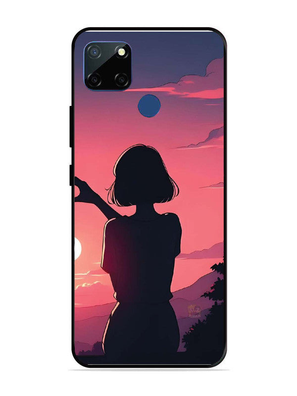 REALME C12 Love Heart with Hand Girl