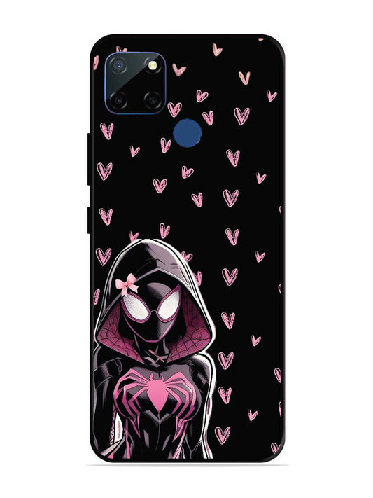 REALME C12 Spidergirl with hearts