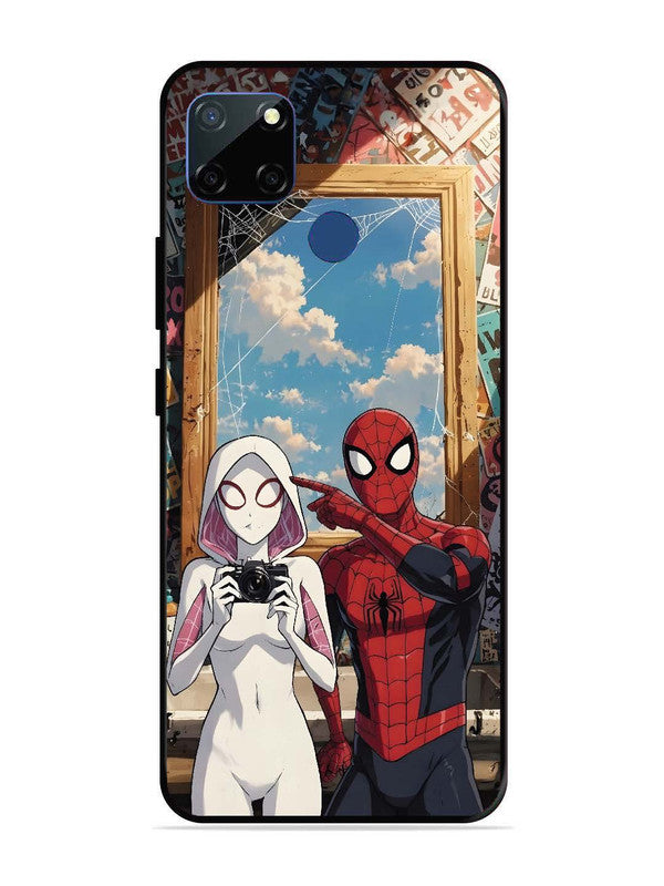 REALME C12 Spiderman and Spiderwoman