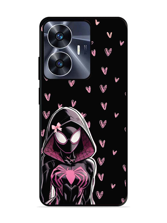 REALME C55 Spidergirl with hearts