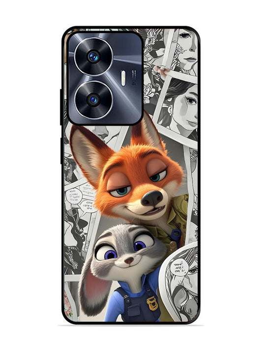 realme C55 Cute Nick wilde and judy hopps