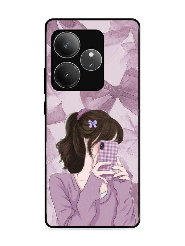 realme GT 6T 5G Pinky Girl taking selfie