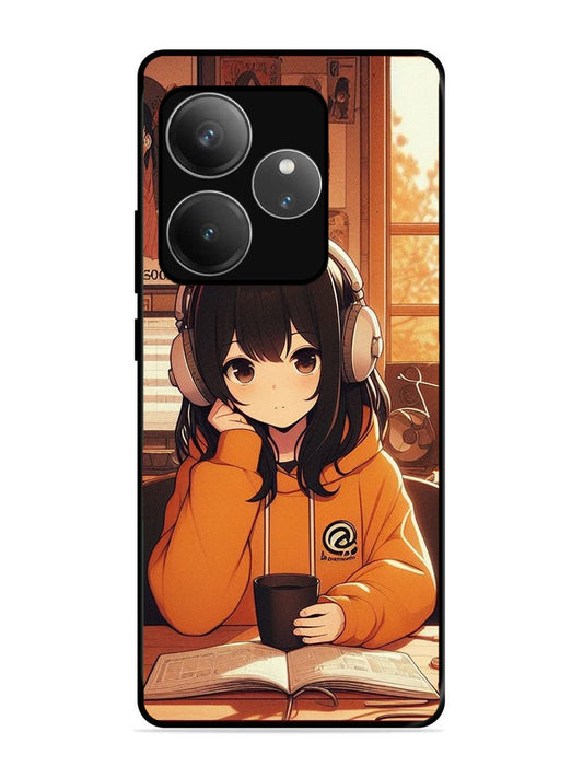 Realme GT6 Cute Girl listening Music