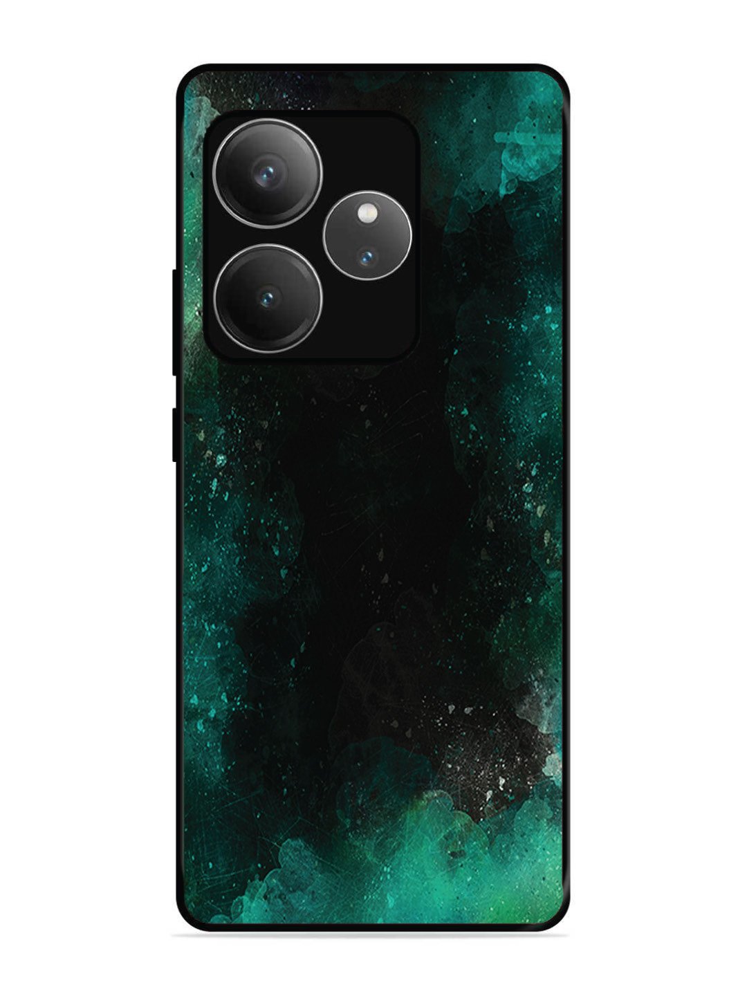 Realme GT6 Dark Black And Green Forest