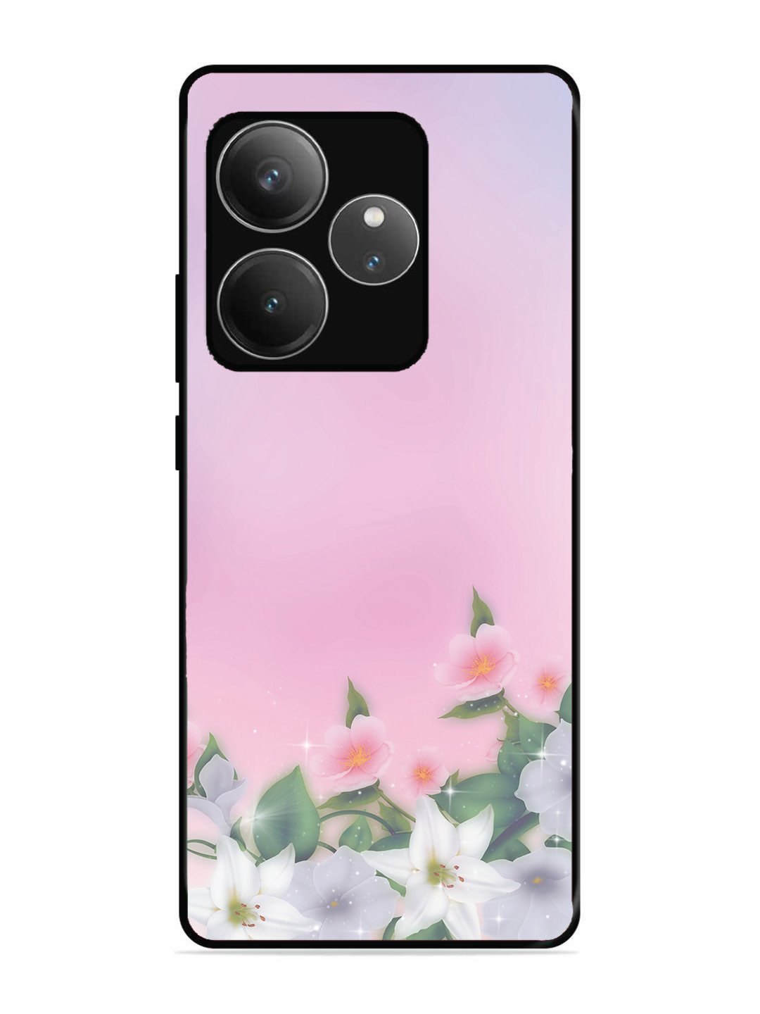 Realme GT6 Pink Floral Elegance