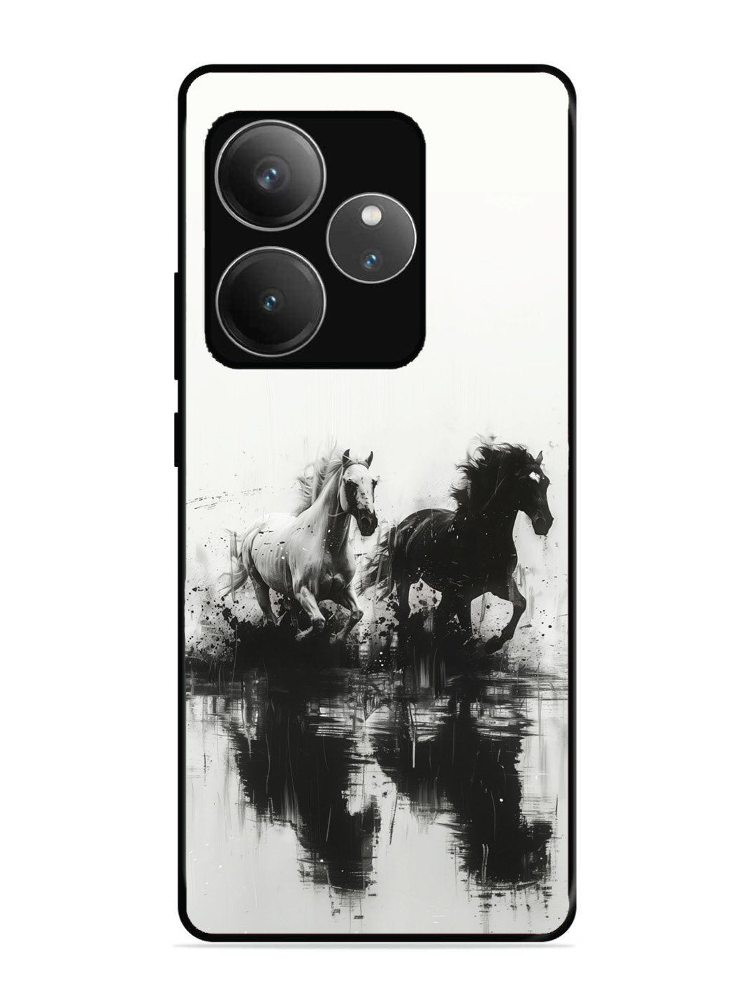 Realme GT6 Black & White Horse