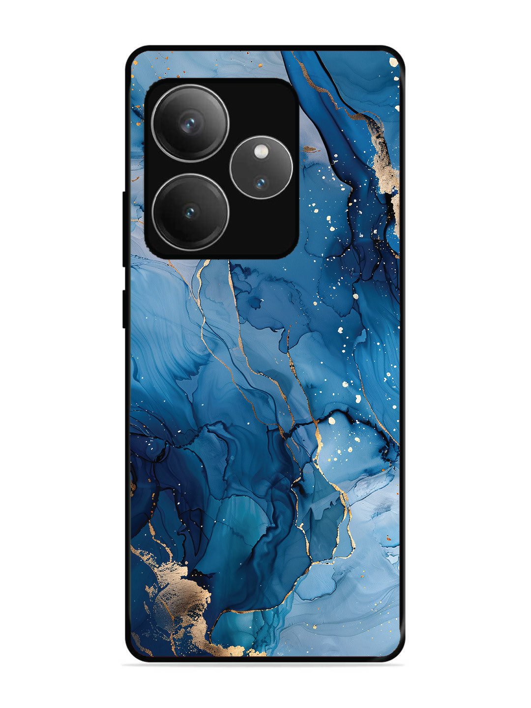 Realme GT6 Oceanic Pattern with Golden Sprinkles
