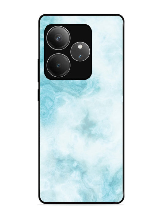 Realme GT6 Light Blue with White Ocean Marble