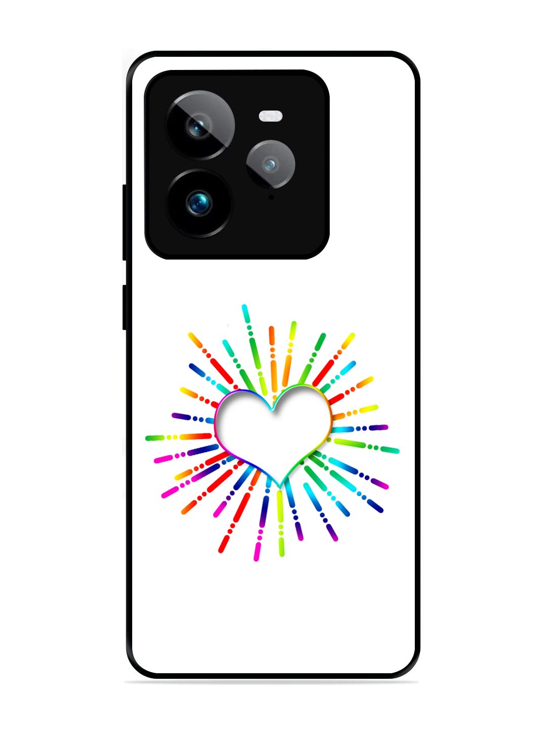 Realme GT7 Pro Colourful Heart on White