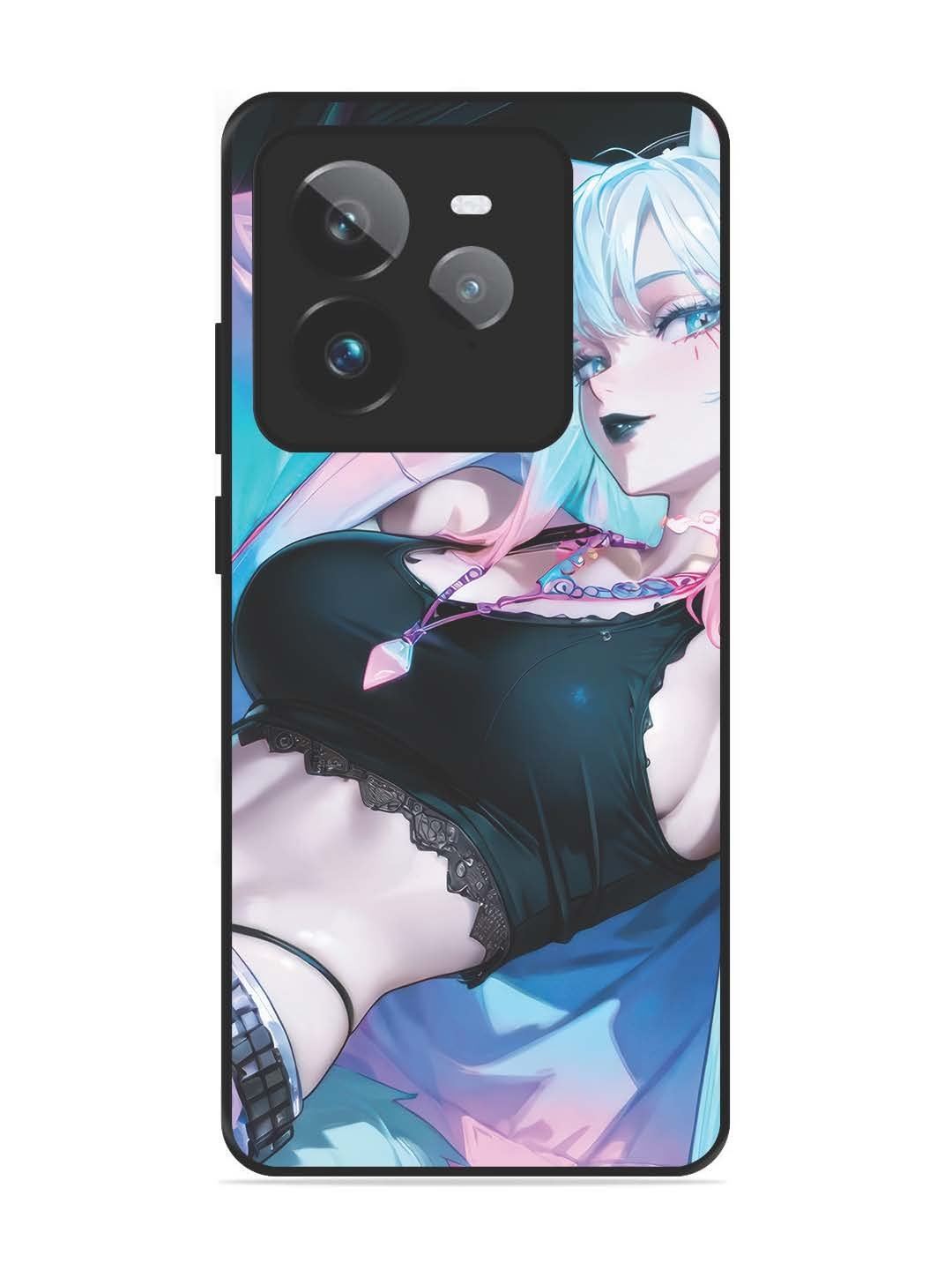 Realme GT7 Pro anime girl fox headpohone white Hair