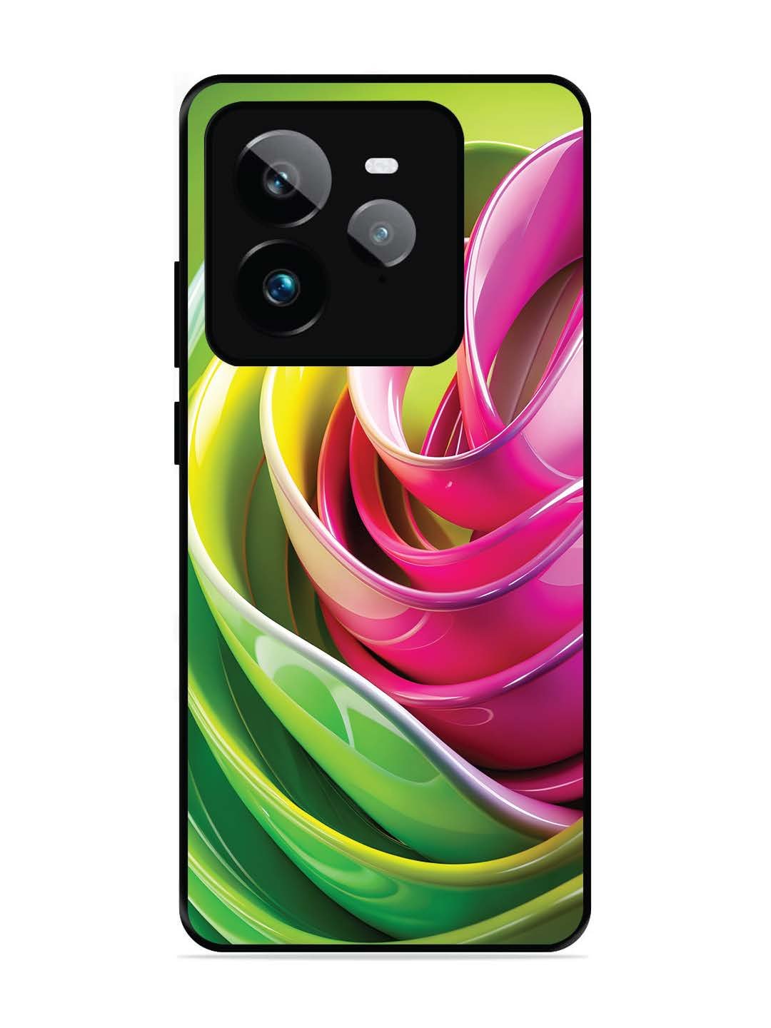 Realme GT7 Pro Vibrant Swirl Glossy Ribbon Art