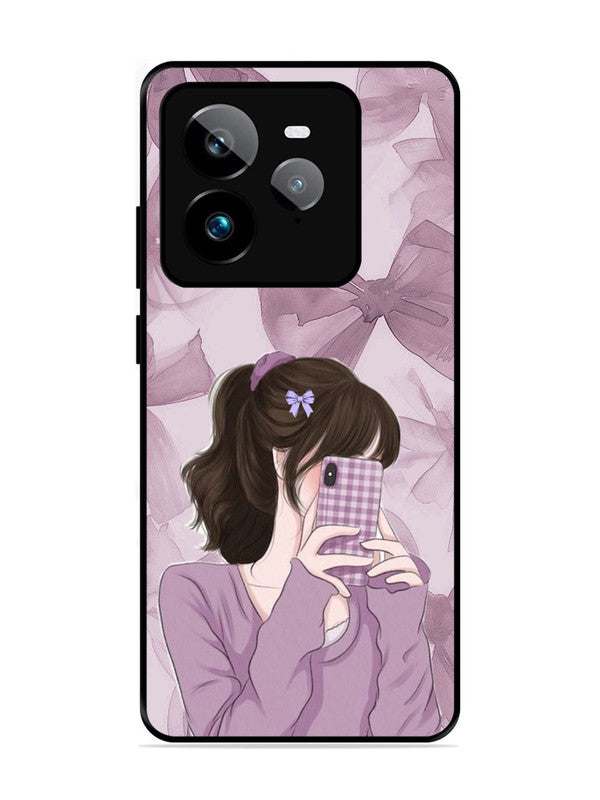 realme GT7 Pro Pinky Girl taking selfie