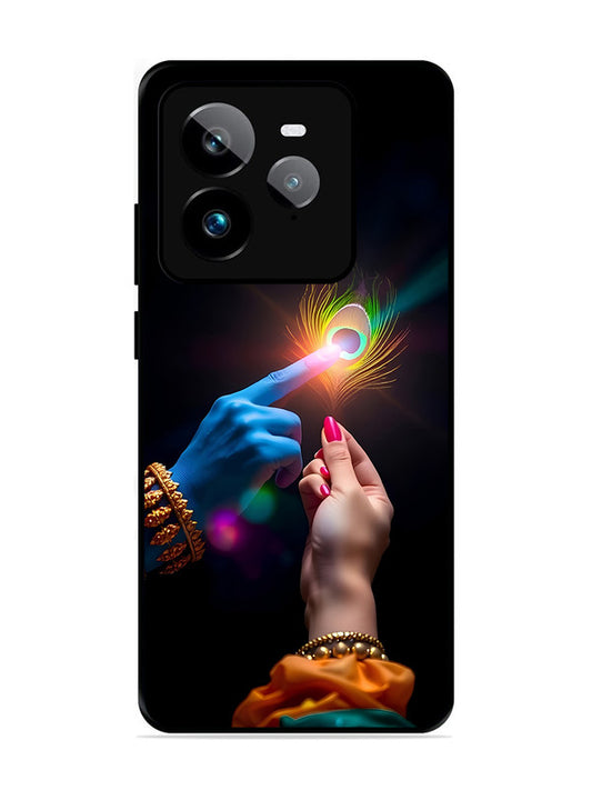 realme GT7 Pro Radha Krishna touching feather