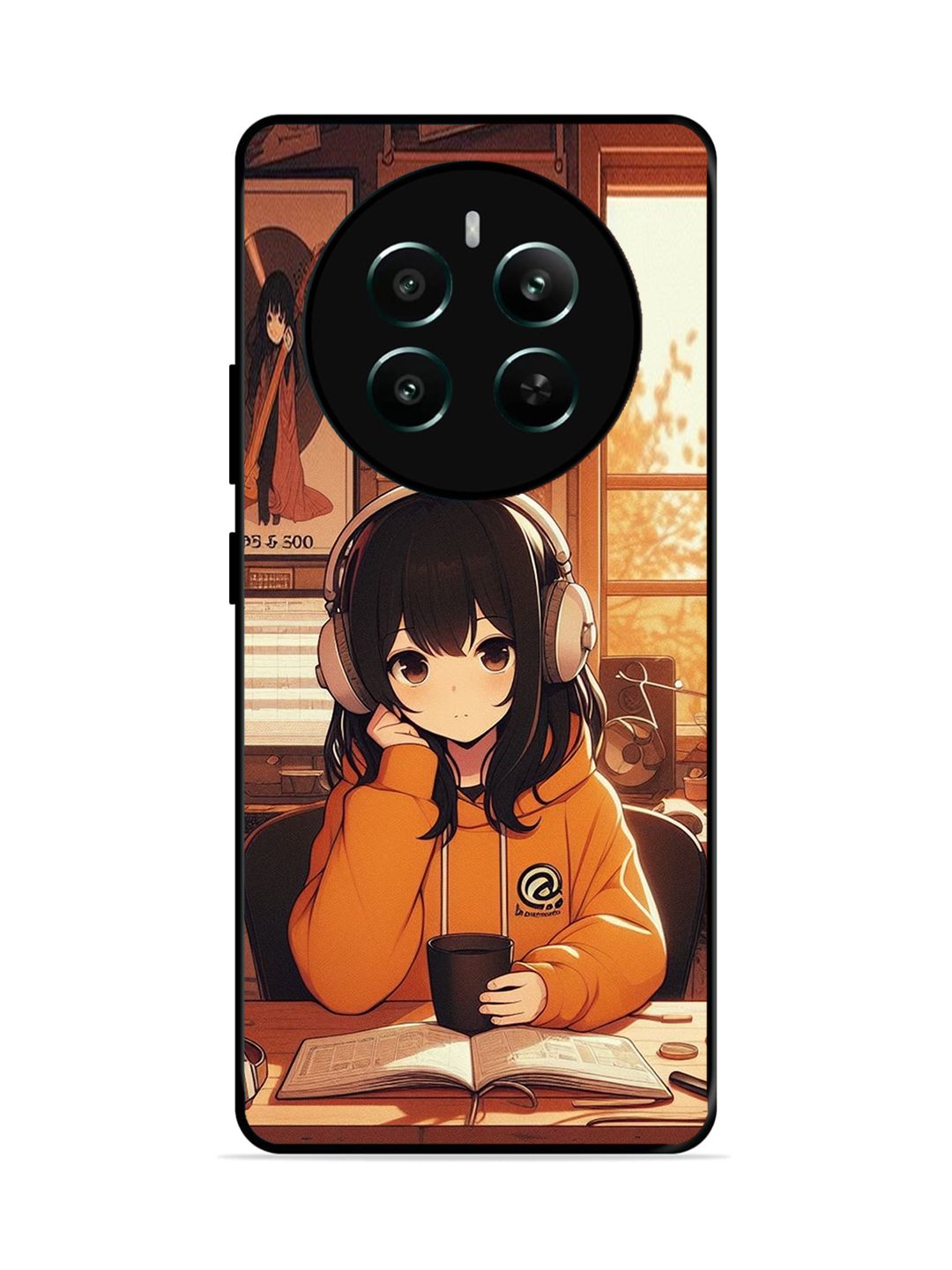 realme P1 5G Cute Girl listening Music
