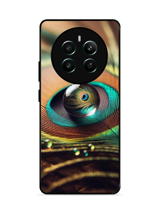 Realme Narzo 70 Pro Water Drop On Peacock Feather