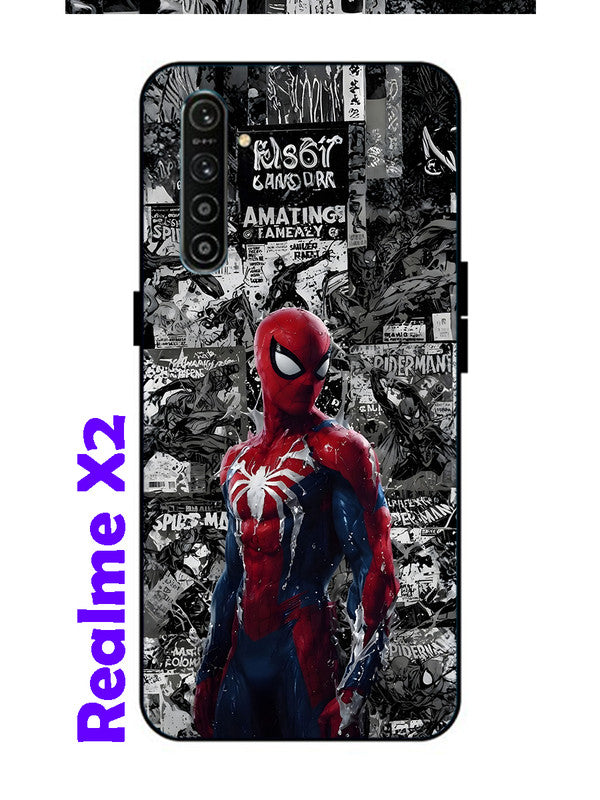 realme X2 Spiderman Highlighted on News Paper