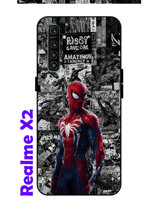 realme X2 Spiderman Highlighted on News Paper