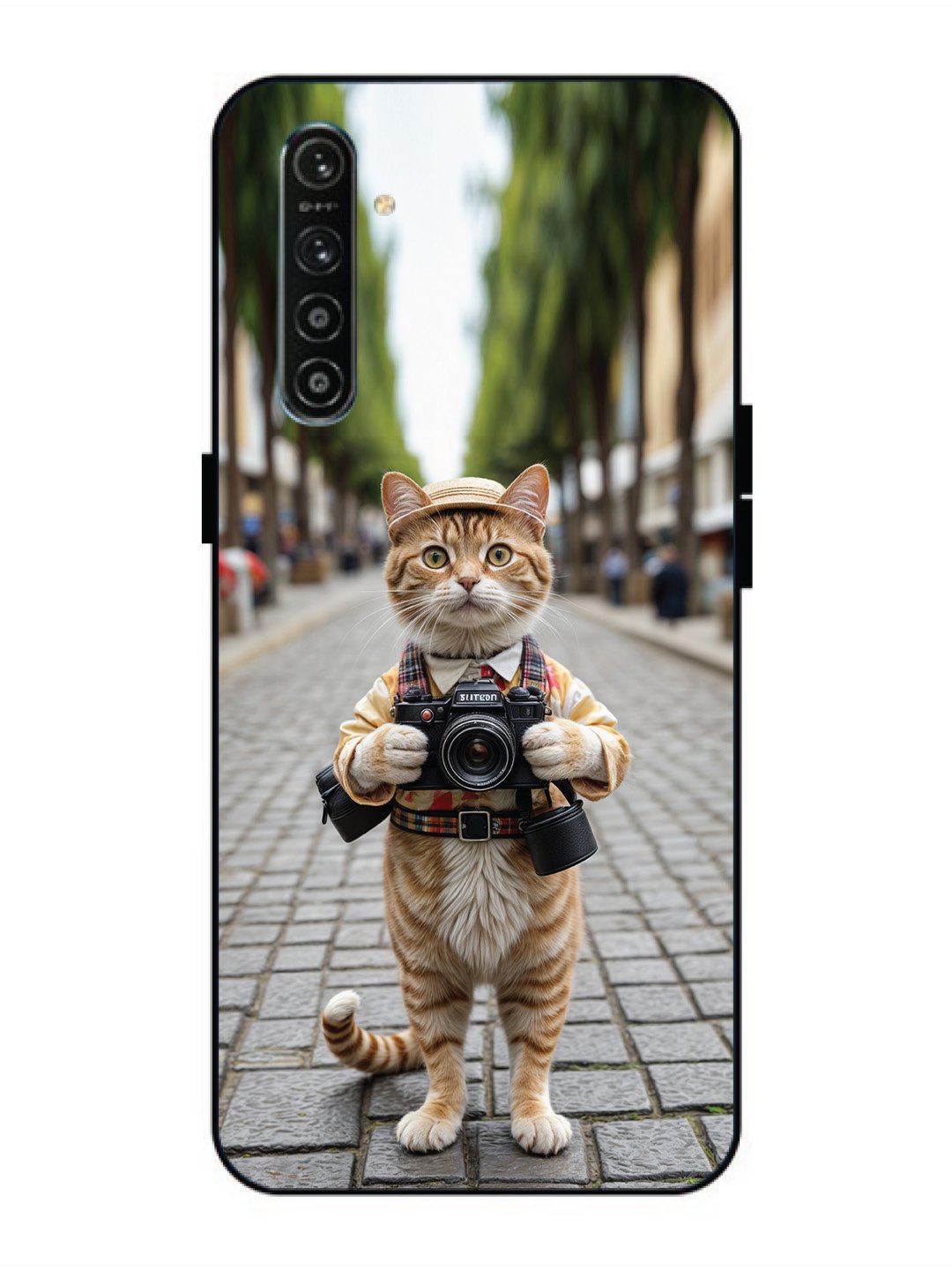 Realme X2 Cat as Cameraman