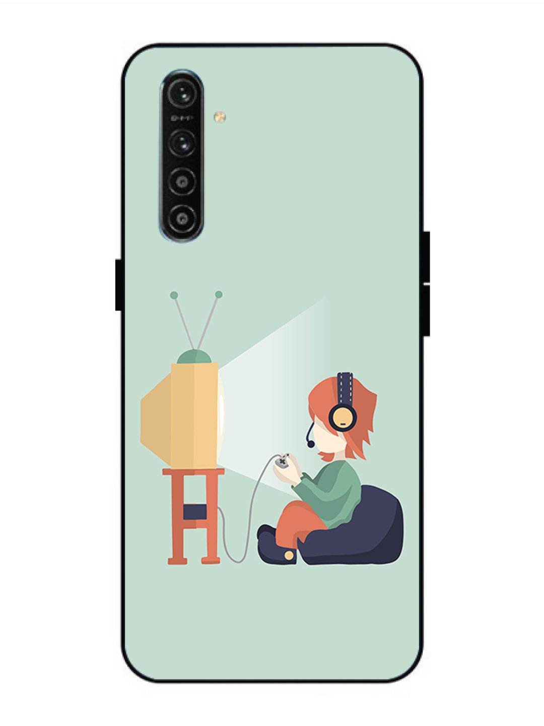 Realme X2 Kid Playing Game