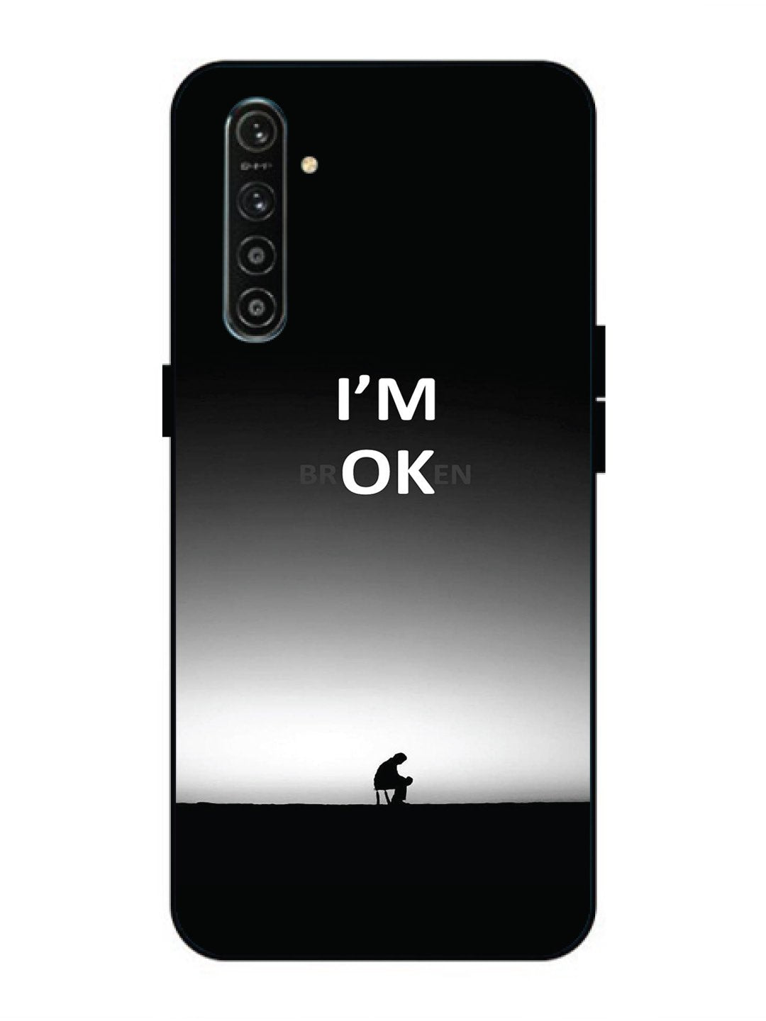 Realme X2 I'm Broken A man on Chair Alone