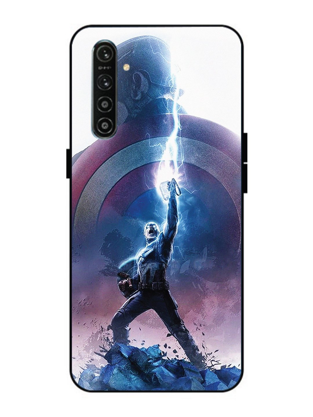 Realme X2 captain-america-thor-hammer-lightning