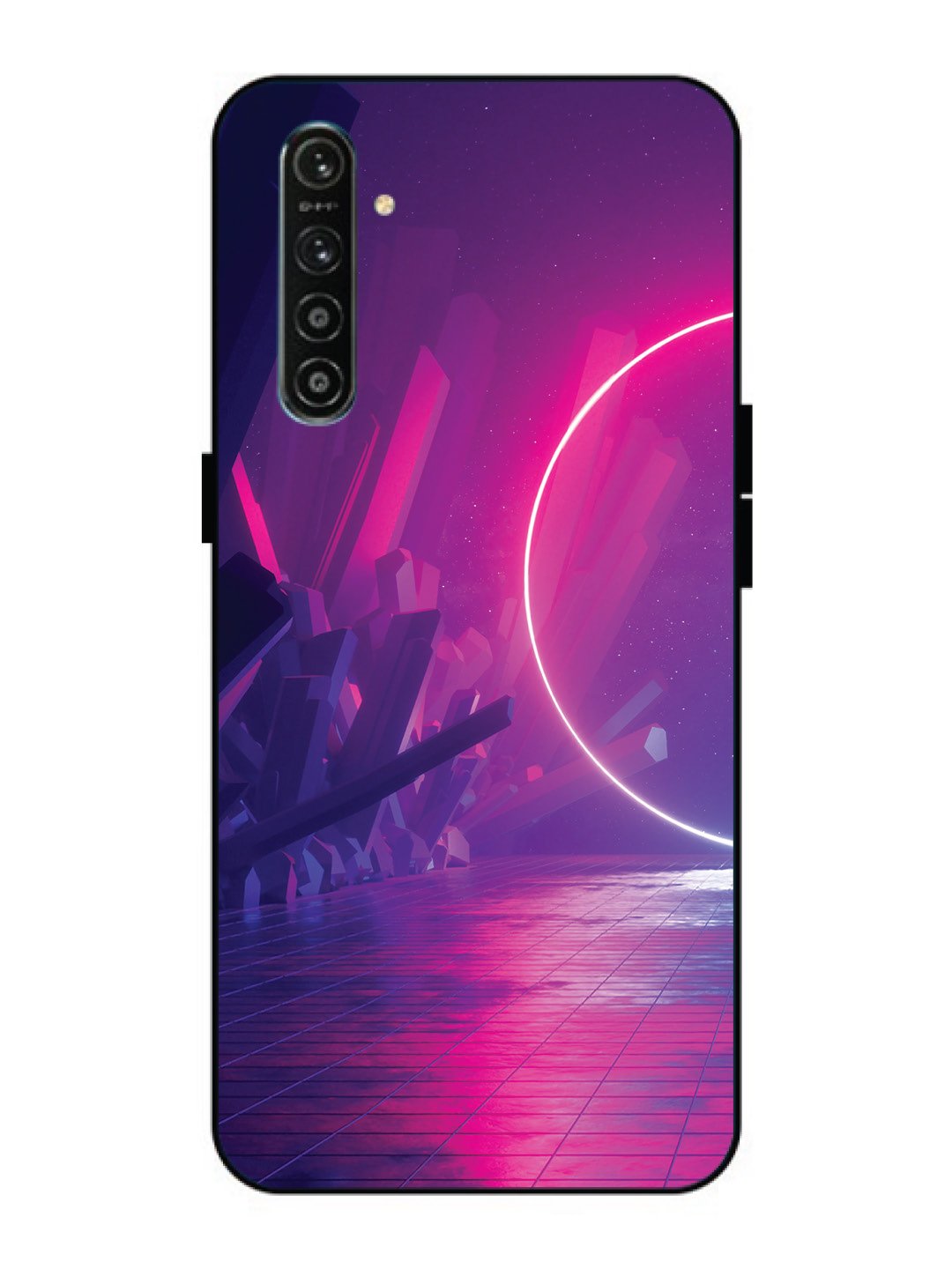 Realme X2 abstract with Neon Light
