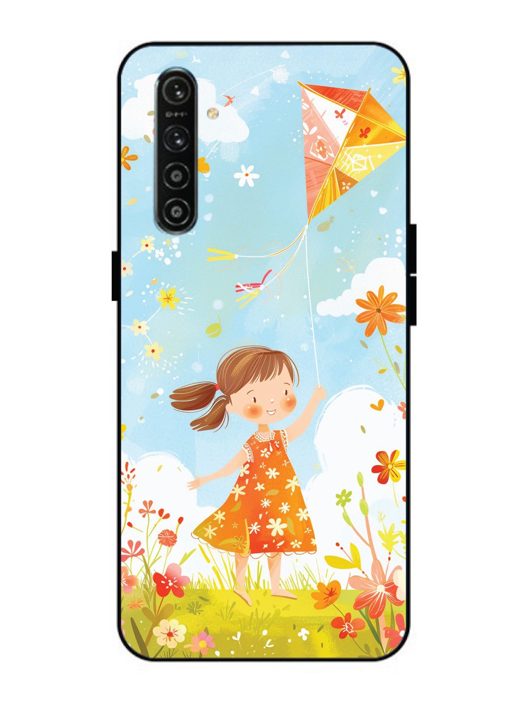 Realme XT Little Girl Kite Flying