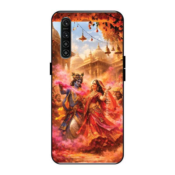 realme XT Radha Krishna Playing Holi