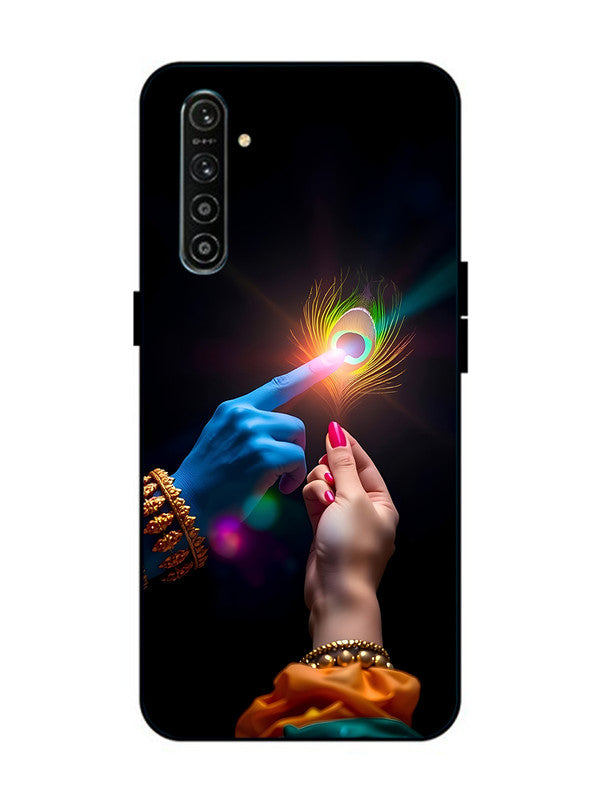 realme XT Radha Krishna touching feather