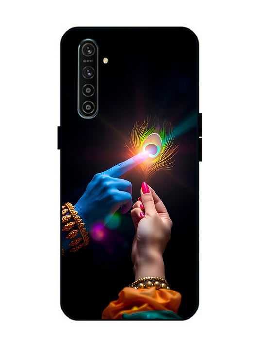 realme XT Radha Krishna touching feather