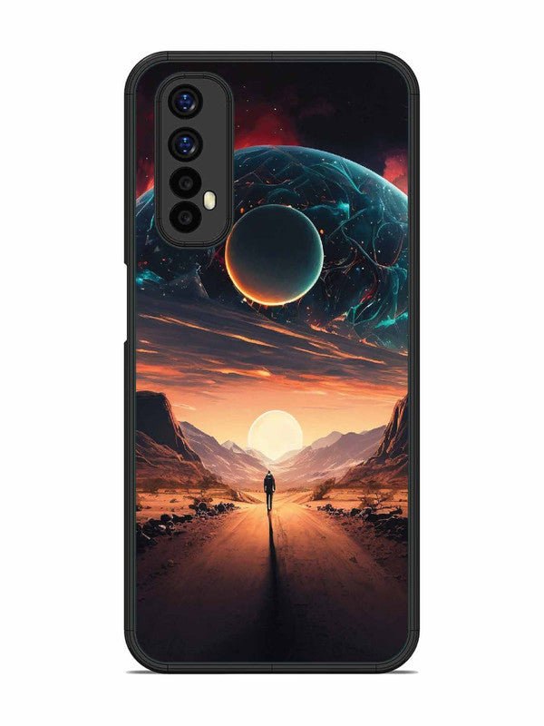 Realme Narzo 20 Pro Sunset with space scene