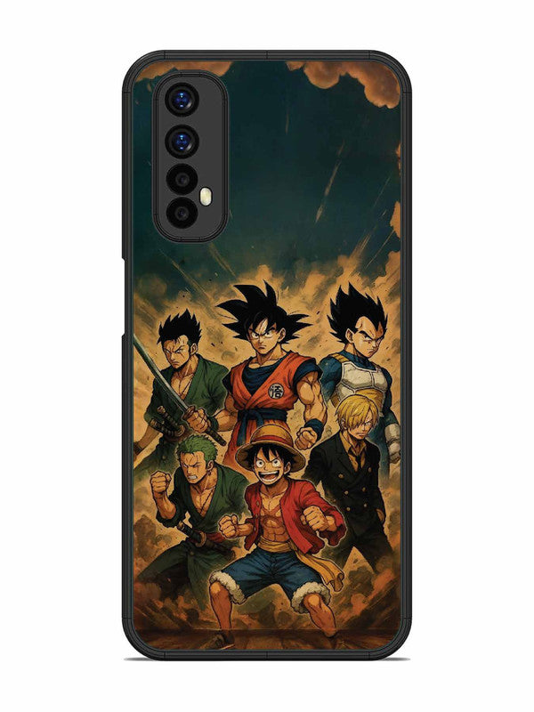 Realme Narzo 20 Pro OnePiece n Dragon Ball Z in one team