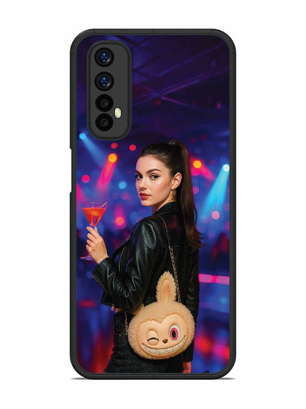 Realme Narzo 20 Pro Girl with Labubu Purs