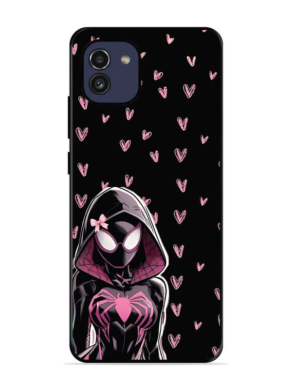 Samsung Galaxy A03 Spidergirl with hearts