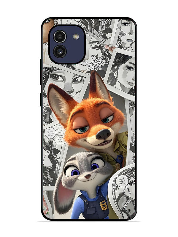 Samsung Galaxy A03 Cute Nick wilde and judy hopps