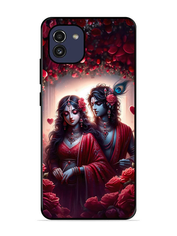Samsung Galaxy A03 Couples in Red theme like Radha Krishna