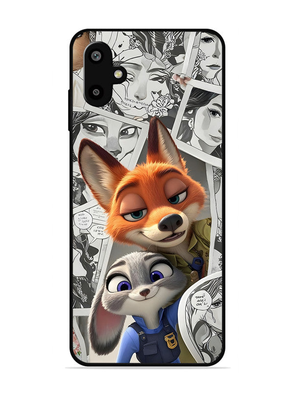 Samsung Galaxy A06 Cute Nick wilde and judy hopps