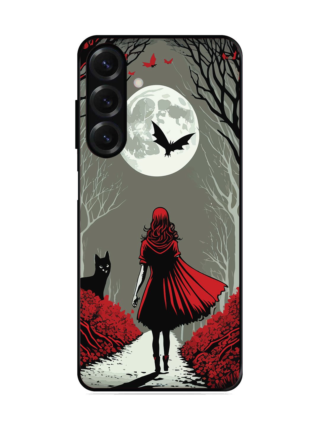 SAMSUNG Galaxy S24 Plus 5G Scarlet Girl in Red Forest