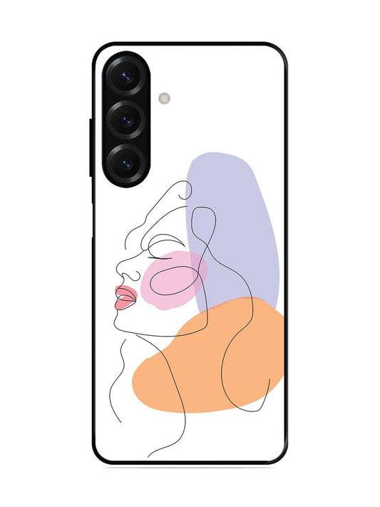 Samsung Galaxy A04s Line Art Girl Face