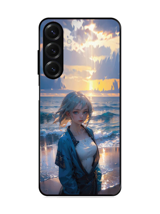 SAMSUNG Galaxy M35 5G Anime Girl Beach Ocean Waves