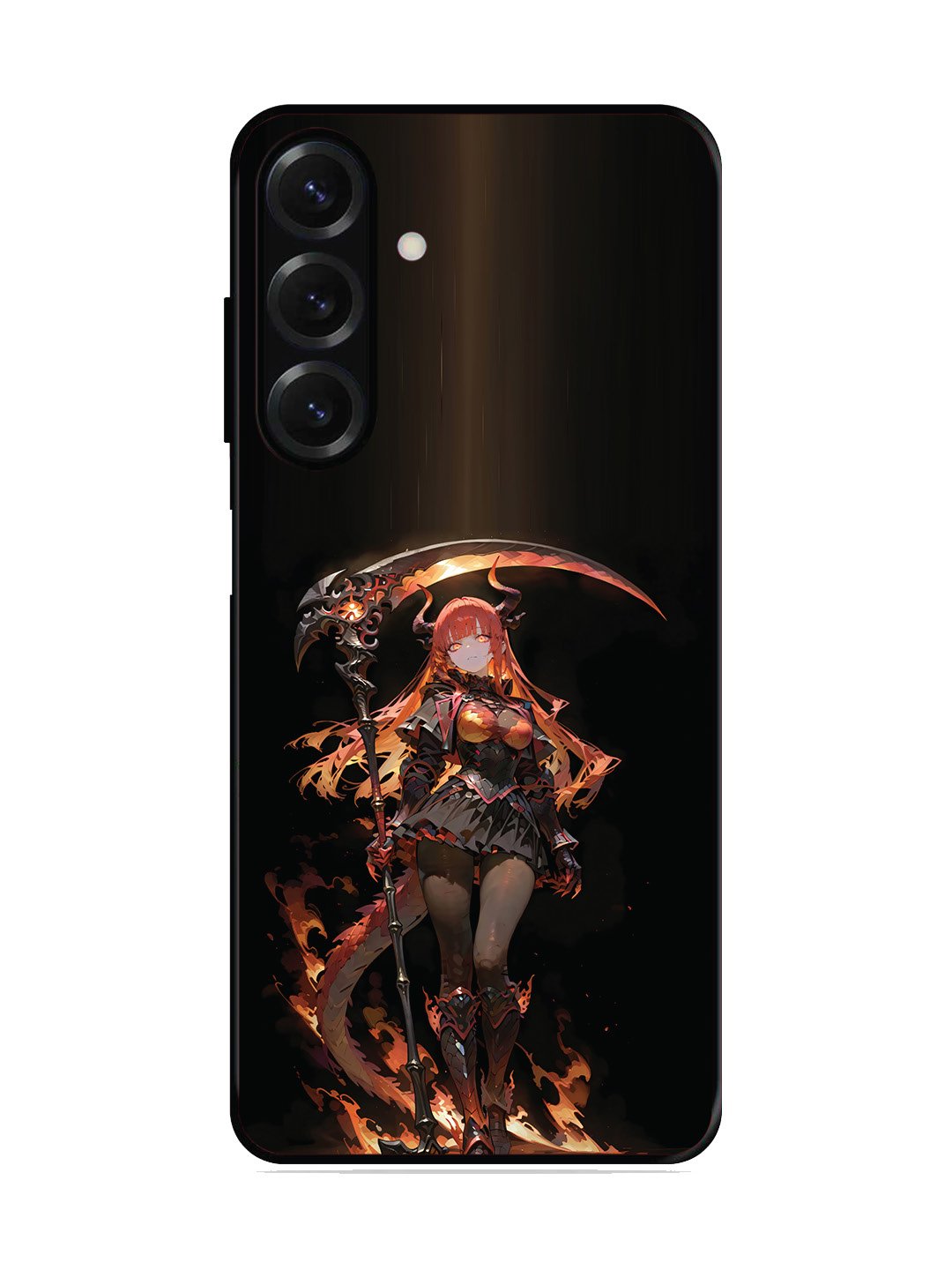 SAMSUNG Galaxy S24 Plus 5G anime-girl-sycthe-red-hair-horn
