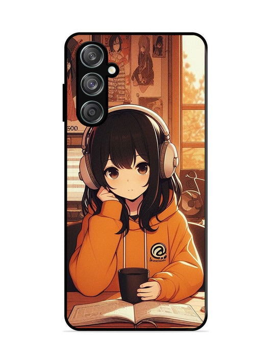 Samsung Galaxy M15 Cute Girl listening Music