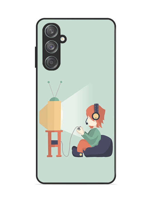 Samsung Galaxy M15 Kid Playing Game